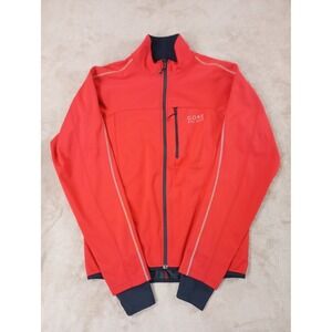 Gore Bike Wear Cycling Jacket Men's M Red Windstopper Soft Shell Biking Outdoors